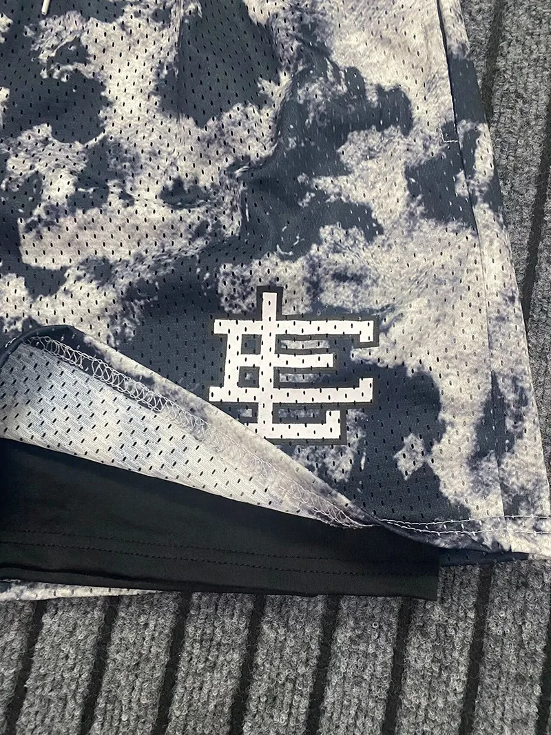 Shorts Casual Sports Double-Layer Anti-Slip Mesh Breathable Basketball Sports Pants Quarter Pants