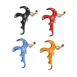 Archery Compound Bow Accessories Metal Hunting Aluminum Alloy Release Aid 4 Fingers Release Aid
