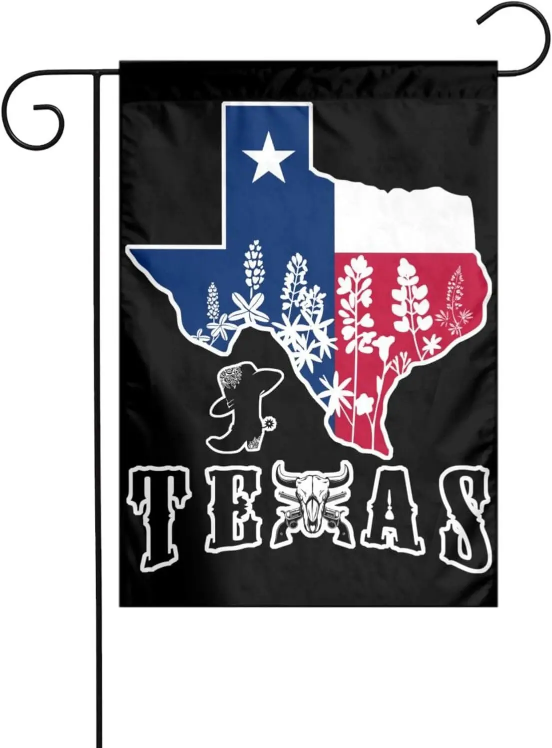 Texas Flag 12 X 18 inch Double Side Vertical Garden Flag Indoor Outdoor Perfect Decoration