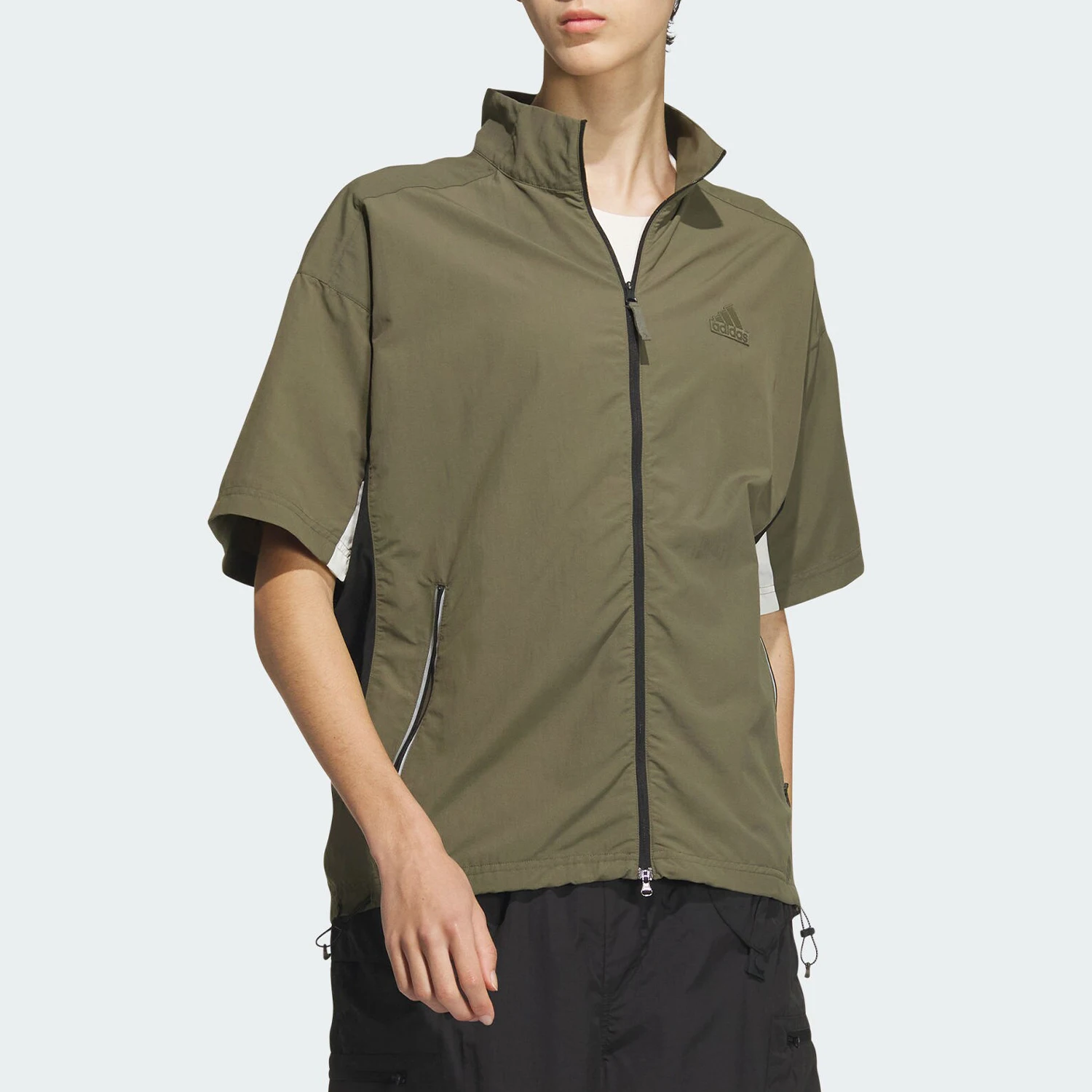 

Adidas подлинная мужская тканая куртка с короткими рукавами FUSTL WV SHIRT JI9890