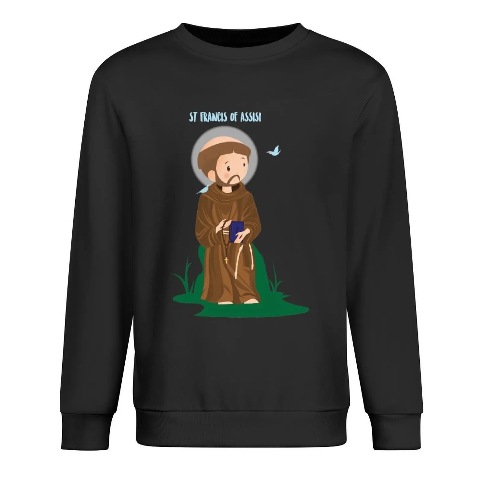 

San Francisco de Asis. St Francis of Assisi Pullover tracksuit men clothes blouse sweatshirt for men