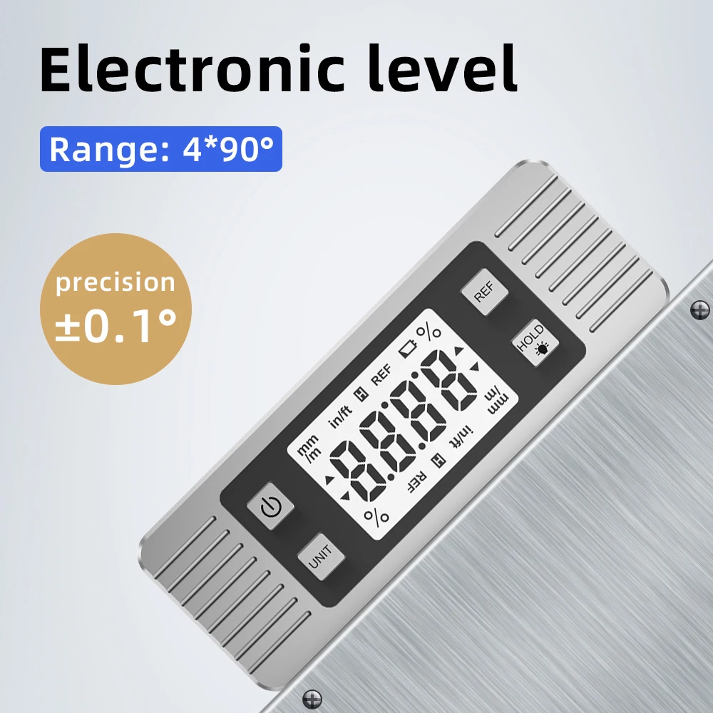 2024 Digital Level Box Protractor Inclinometer Level Goniometer Measuring Angle Meter Magnet 90 Degree Ruler