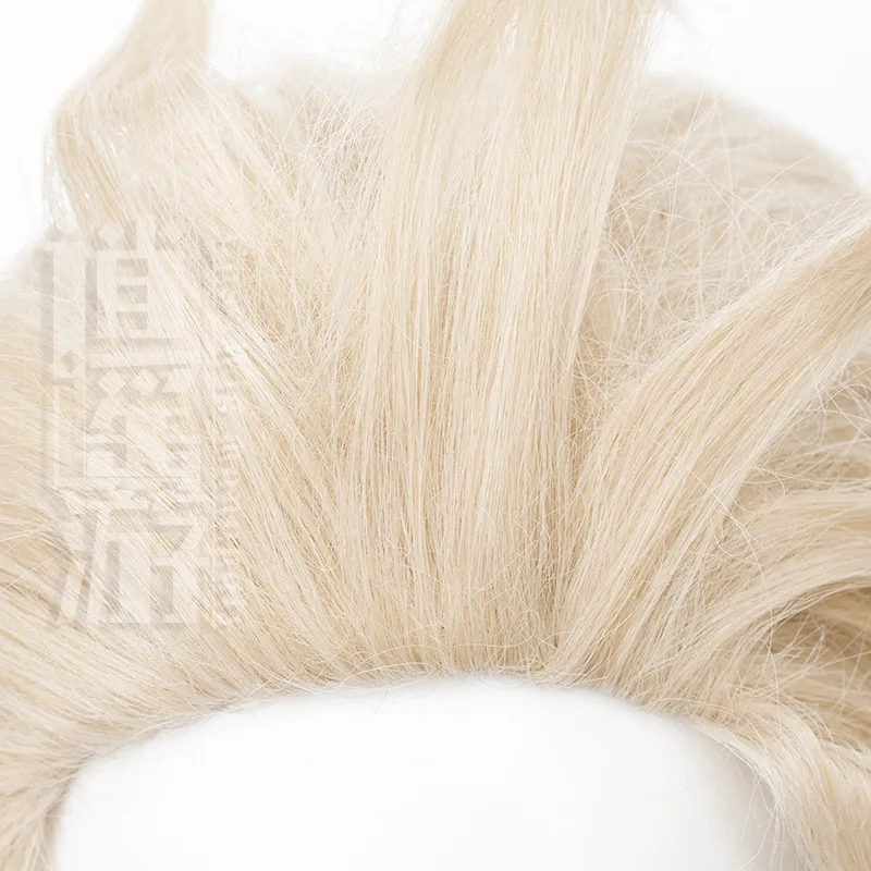 วิกผมคอสเพลย์ Identity V Hermit ตัวละคร "เจ้าหน้าที่ดูแลเรือนจำ" ทรงฟู รุ่น INS ลิมิเต็ด สีทอง ของขวัญฮาโลวีน