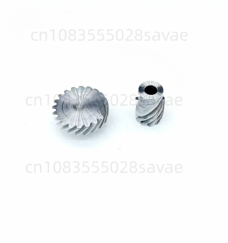 45 degree helical gear 1:2 reduction gearbox 90 degree right angle rotator transmission gear module image 4