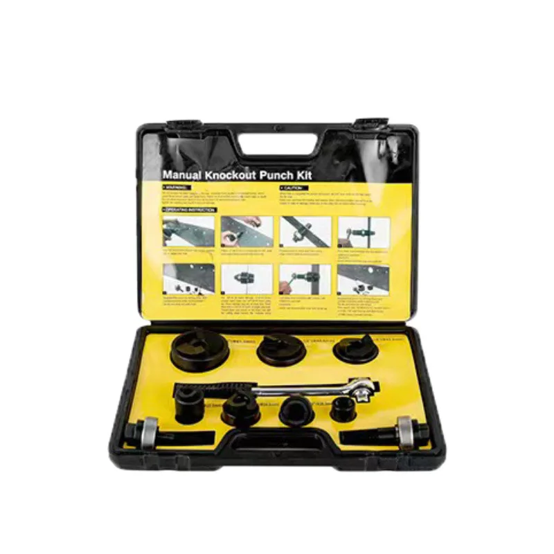 製品-手動ラチェット穴あけ器 金属板穴あけパンチ 機械式穴あけ器