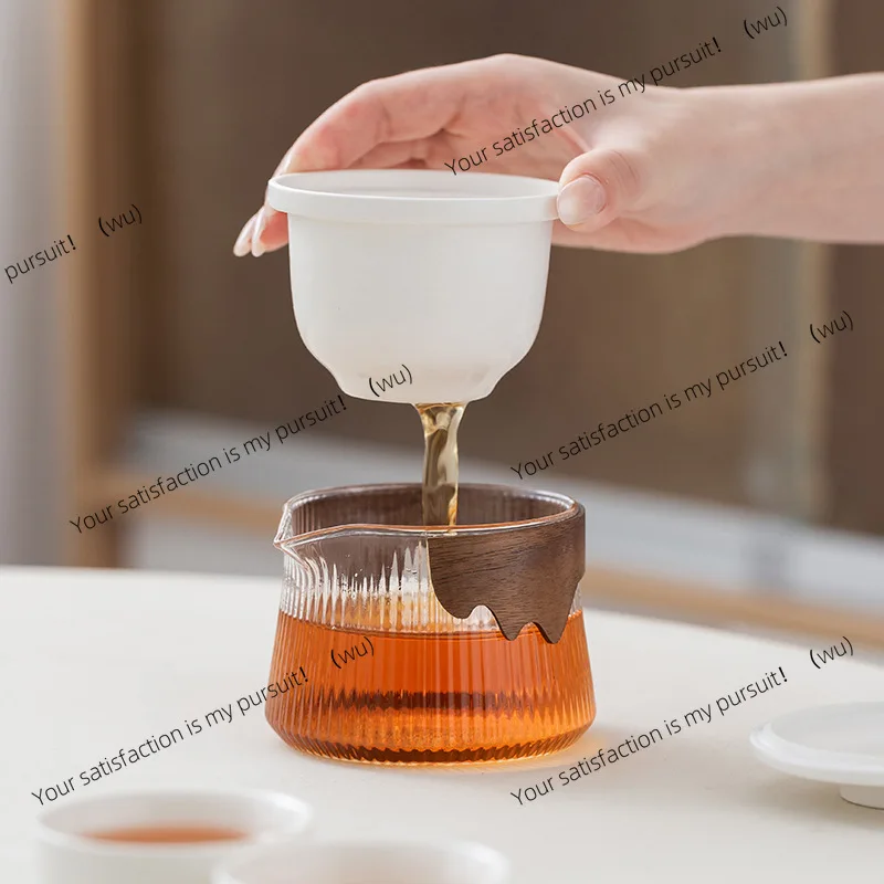 Ceramic Gift Glass Kuaike Cup Outdoor Portable Travel Tea Set
