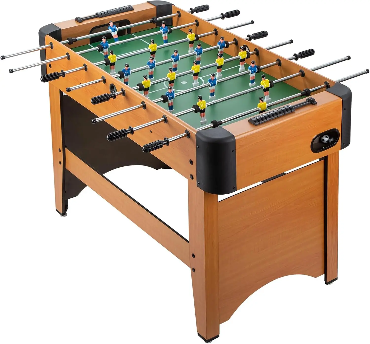 48 Inches Foosball Table Kids - 4 FT Soccer Game Regulation Competition Full Size Sports Arcade Foose Ball for Game Room