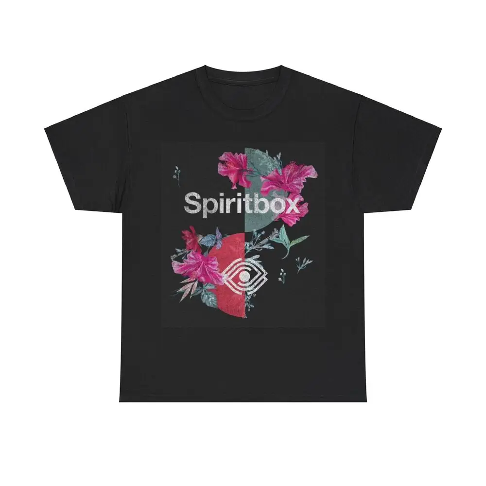 SpiritBox Tshirt Rock Retro Graphic Flowers  Heavy Cotton Tee   Tees High Quality 100%Cotton Short Sleeve