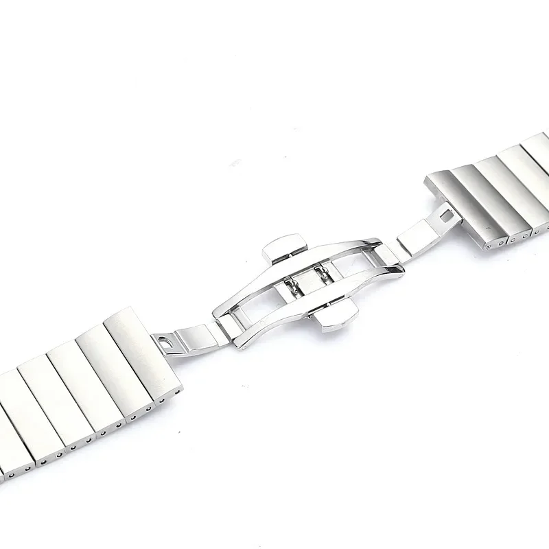 18mm 20 22mm Stainless Steel Band for Huawei Watch GT 4 41mm 3 pro 46mm for Samsung Galaxy 45/6 S3 Strap for Amazfit 47 Balance