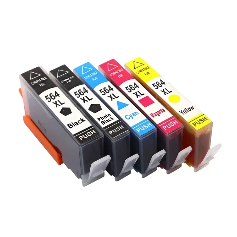 Compatible 564 564XL Ink Cartridge for HP Photosmart 5510 5511 5512 5514 5515 5520 5522 5525 6510 6512 6515 6520 Printer