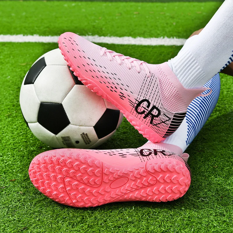 Men TF Soccer Shoes Indoor Original New Resistant Casual Top Quality Male Society Football Boots Training Futsal Football Shoes