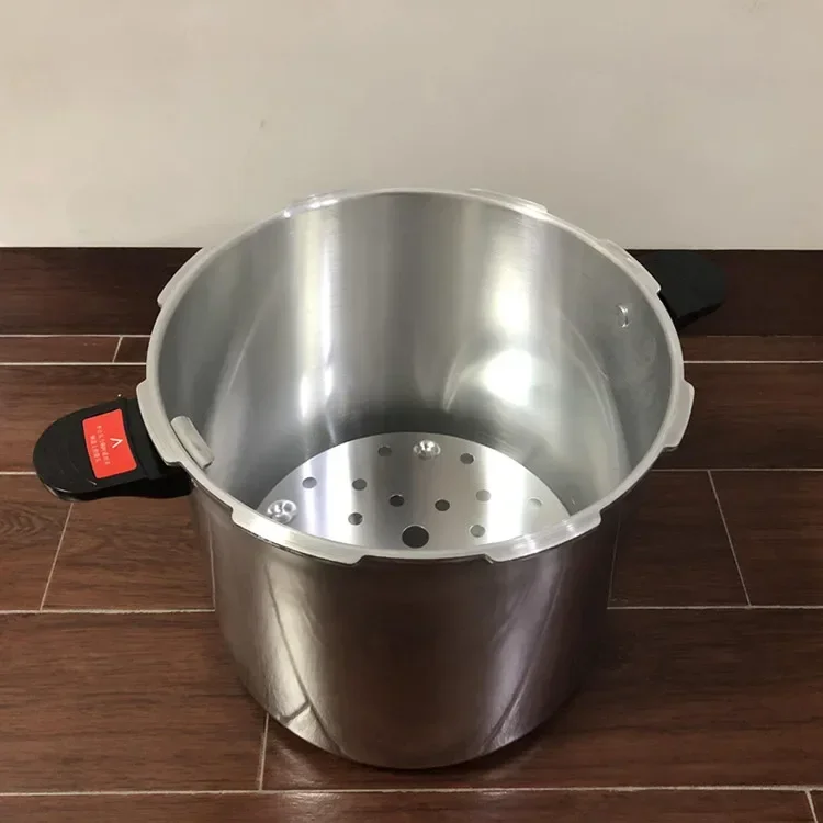 Pressure Cooker With Pressure Gauge Steamer Commercial Soup Stew Pot Kitchen Cookware Cooking Pot Gas Stove Cooker Chef Hotel