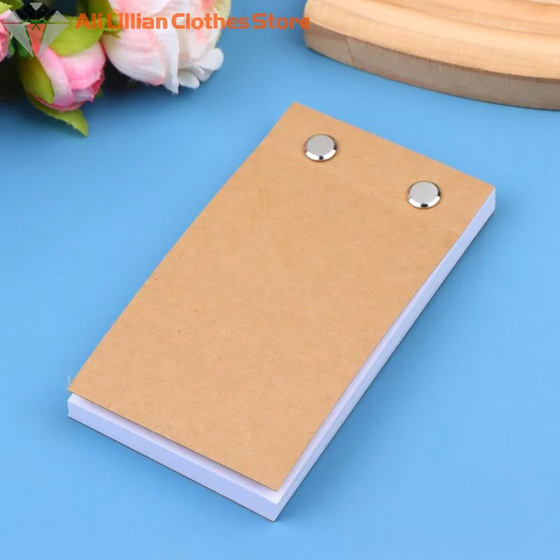 New.Blank Flip Book Kit With 60/100 Sheets Animation Paper Flipbook Binding Screws For LED Tracing Light Pad Drawing Sketching