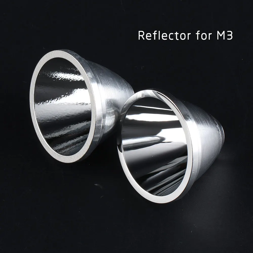 Smooth Reflector / Orange Peel Reflector for Convoy M3 M3-C Flashlight