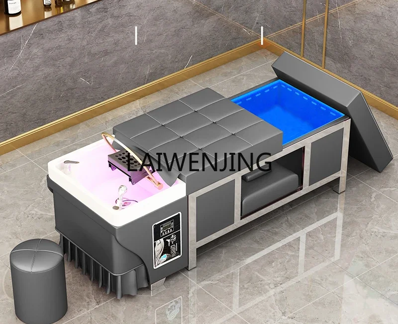 

SGF water storage type head treatment bed barber shop beauty salon special water circulation fumigation