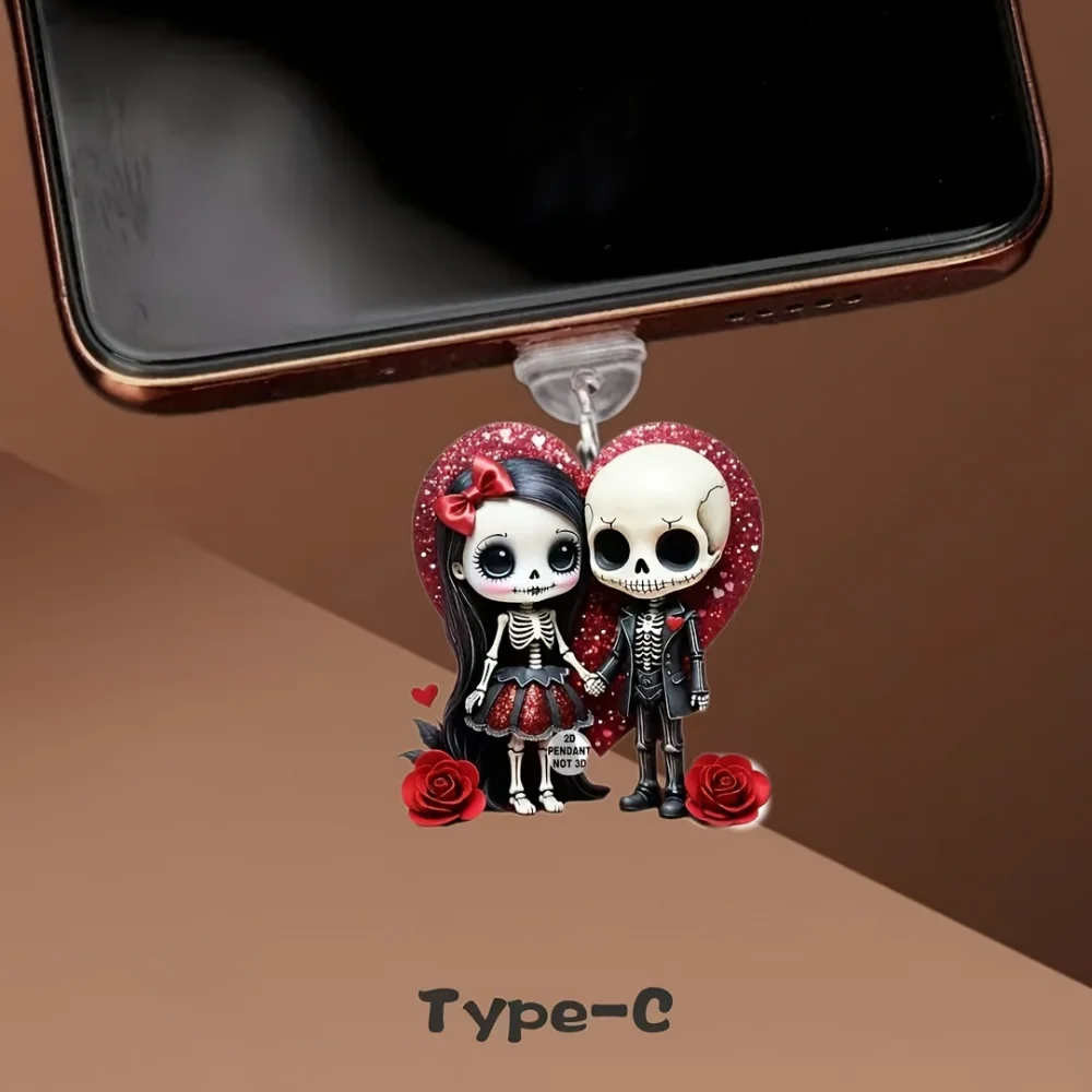 อะคริลิคโทรศัพท์ปลั๊กฝุ่น Universal Oval อินเทอร์เฟซโทรศัพท์ Charm งานแต่งงานจี้ฝุ่นตกแต่ง Type-C ปลั๊กฝุ่นสําหรับ Type-C