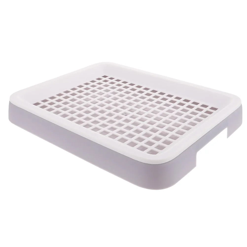 Premium Plastic Bunny Litter Box for Rabbits Guinea Pigs Hamsters Rectangular Portable Indoor Pet Toilet Training Aid Small Pet