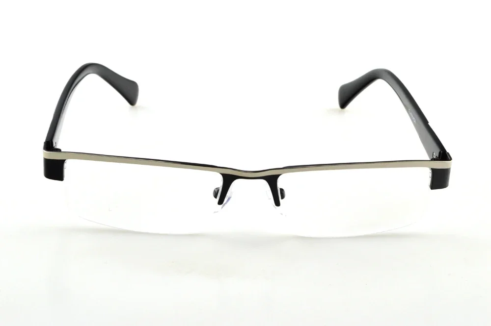 Titanium Alloy Business Style Half-rim Multi-layer Coating Lenses Reading Glasses +0.75 +1 +1.25 +1.5 +1.75 +2 +2.25 +2.75 to +6