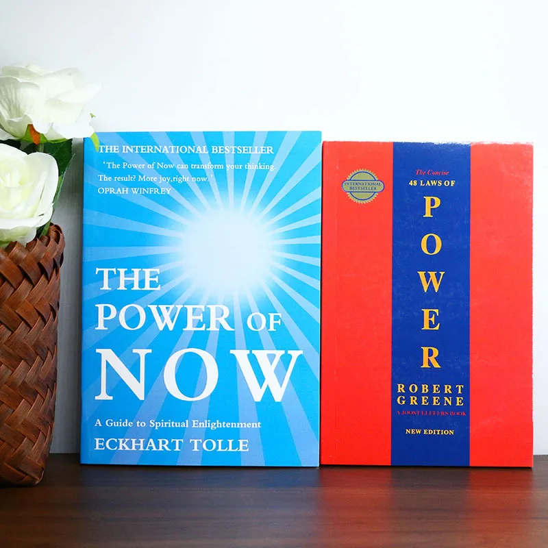 

《The Power of Now》+《The Concise 48 Laws of Power》Spiritual Awakening and Power Strategy Set For readers seeking success As gifts