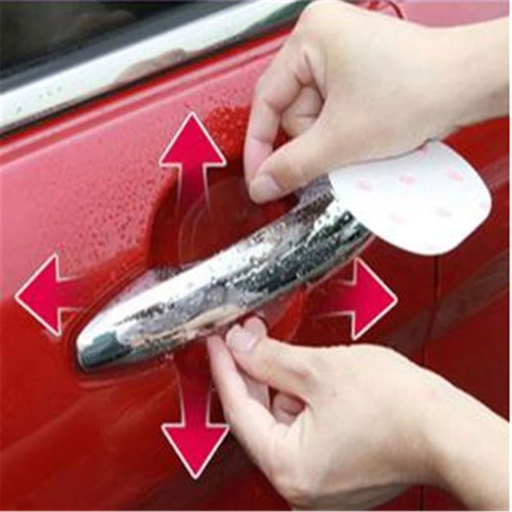 4Pcs/Set Car Handle Protection Film for Mercedes Benz GLA45 GLA G650 E-Class A170 GLC63 E63