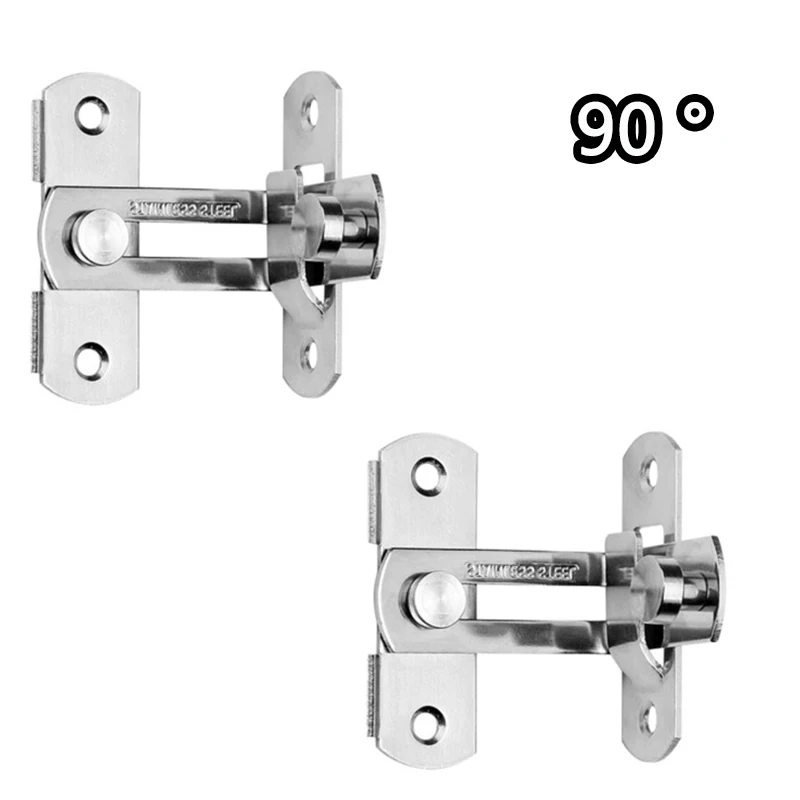 1 Bộ Chốt Cửa Ổ Khóa Trượt Cổng Chốt Cửa Khóa Thép Không Gỉ 304 An Toàn Cửa Bolt Khóa Chốt Khóa Cửa Sổ nhà Phần Cứng
