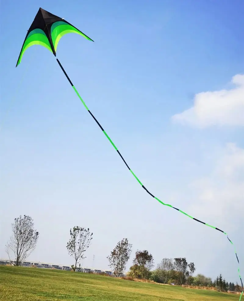 Grandes caudas de pipa voando pipa windsocks pipas arco-íris cauda pipa para crianças jogo ao ar livre brinquedos trocando com corda delta pipas diversão