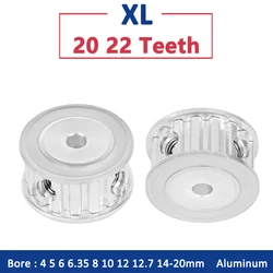1pc 20 22 Teeth XL Timing Pulley 20T 22T Aluminium Synchronous Wheel Slot Width 11/14/16mm Bore 4 5 6 6.35 8 10 12 12.7 14-20mm
