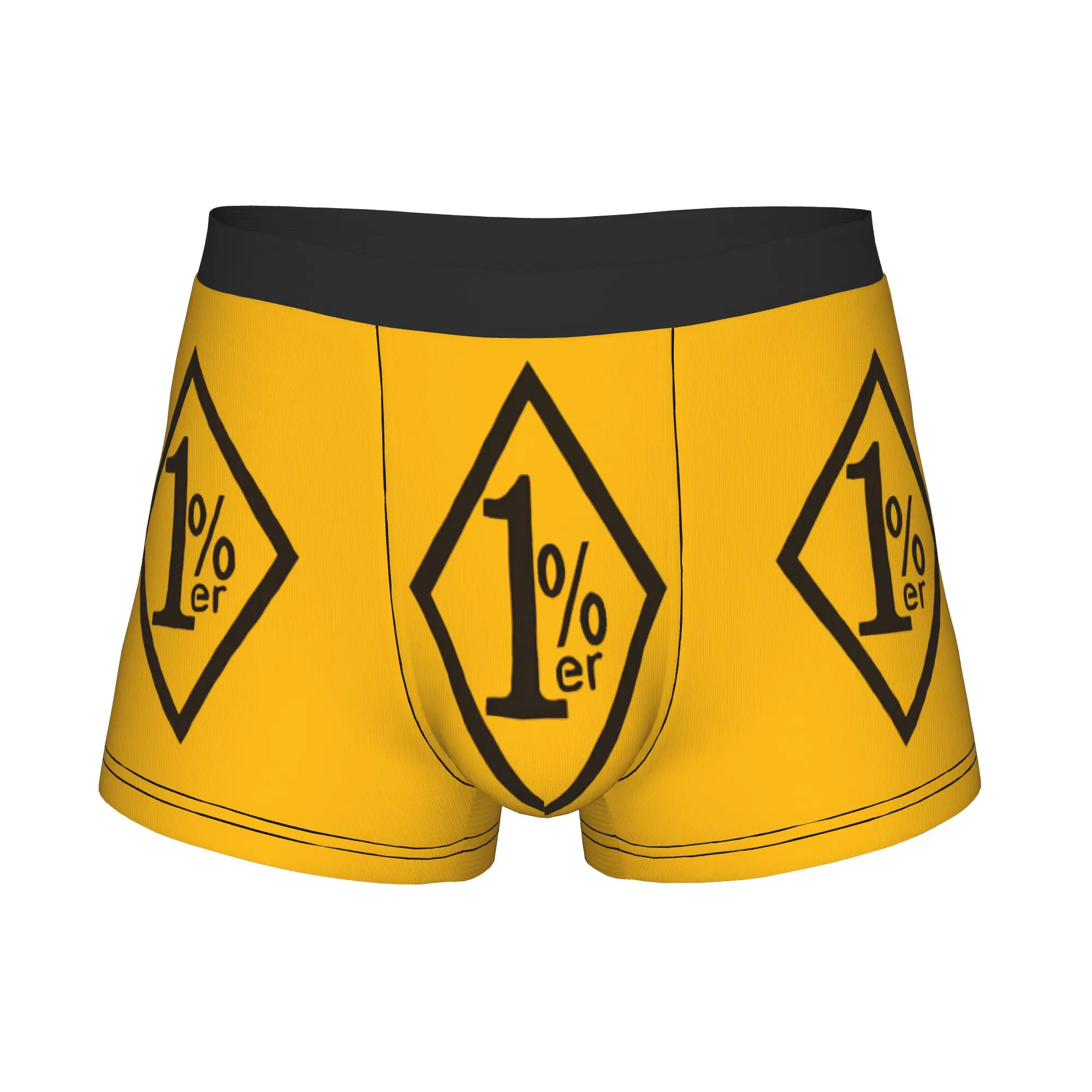 Funny One 1% Percenter  Boxers Shorts Panties Men's Underpants Breathable  Briefs Underwear