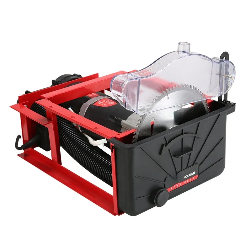 9-inch electric small table saw inverted cutting saw woodworking dust-free saw cutting machine board cutting electric