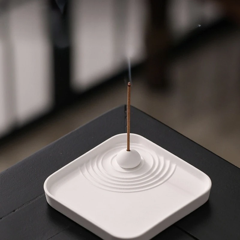 

LTT new Chinese modern special creative water drop modeling process gypsum small incense insert incense seat