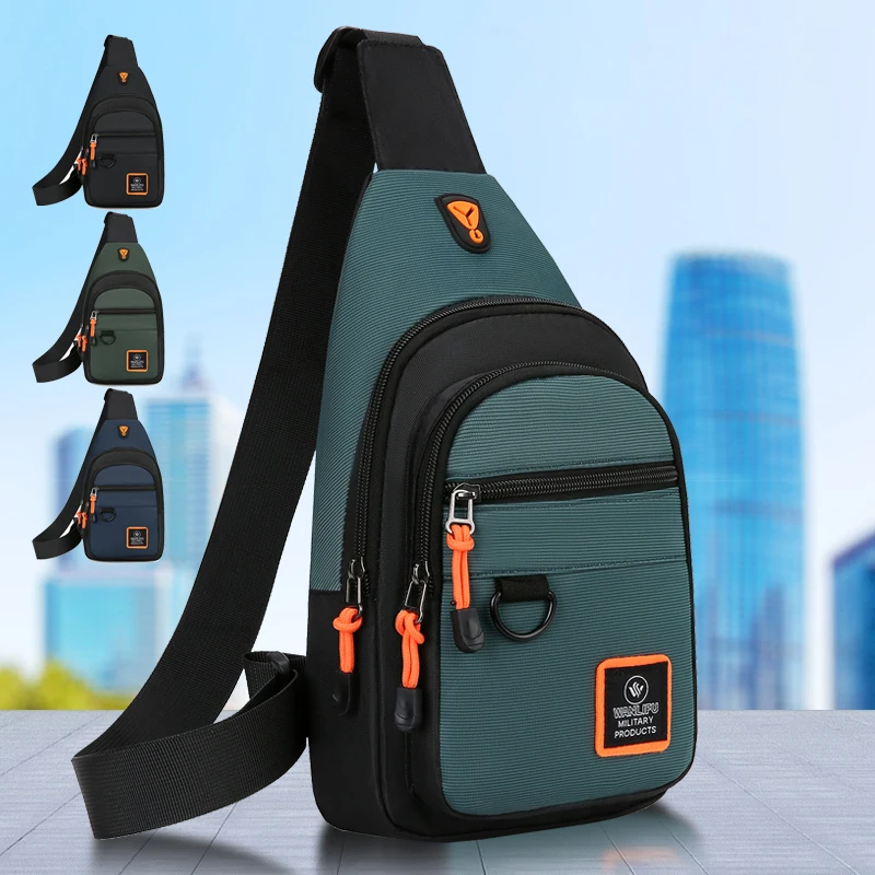 

Men's leisure outdoor hiking bike shoulder bag, waterproof sports crossbody bag, travel backpack, men's chest bag, shoulder bag