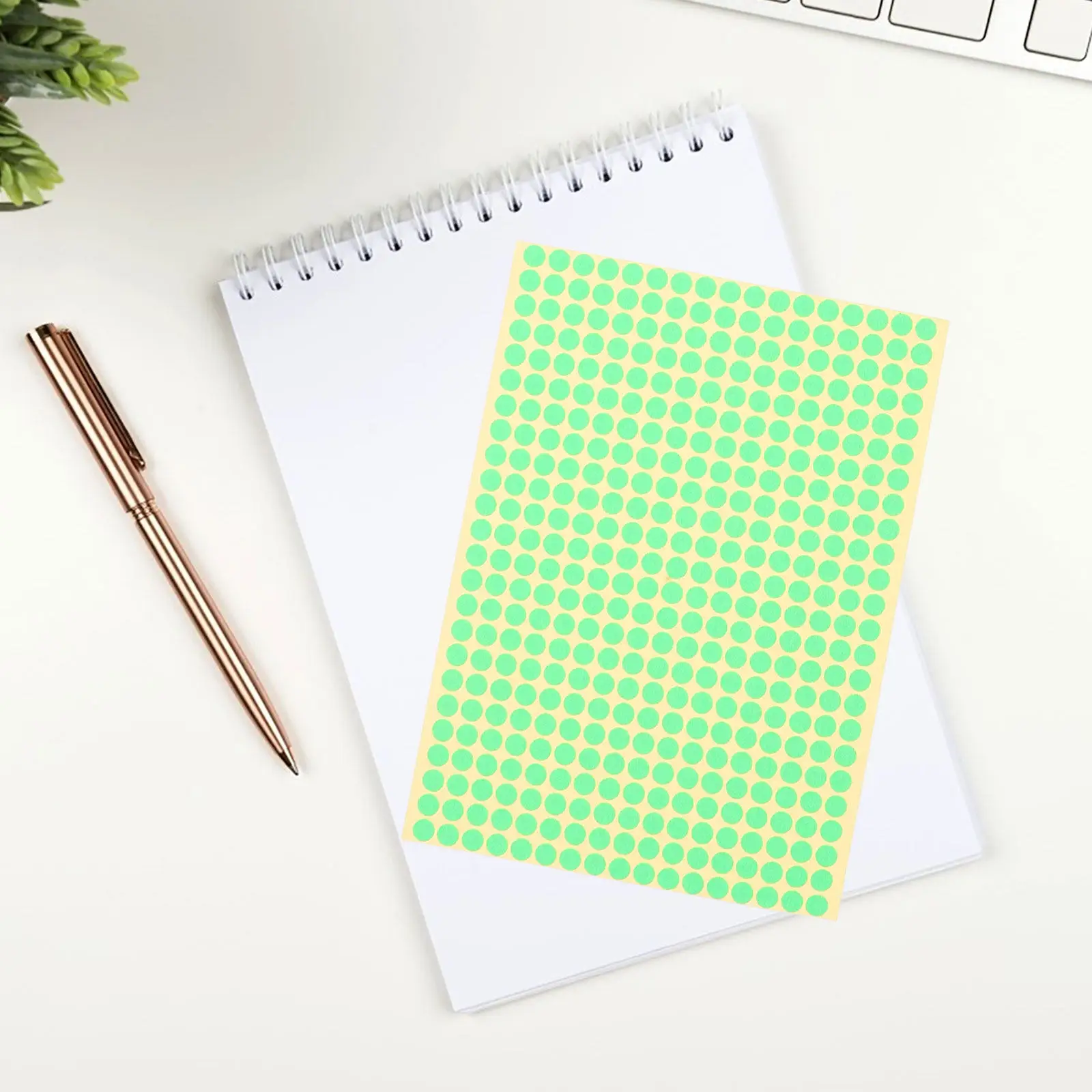 

20 листов цветных точечных наклеек, маленькие круглые этикетки для повседневного использования, сортировки, украшения дома, школьных принадлежностей, офиса