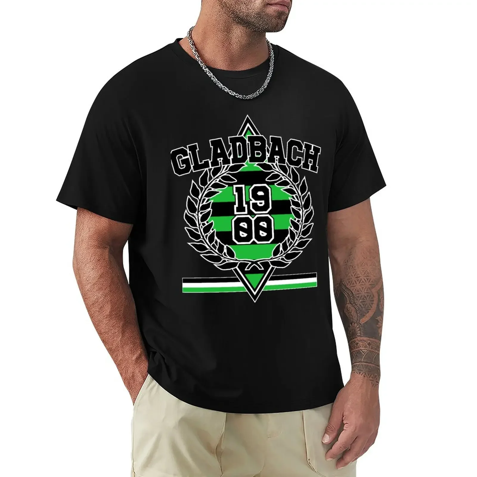 Gladbach 1900 Gladbacher M?nchengladbach gift T-Shirt summer clothes blacks funny t shirts for men