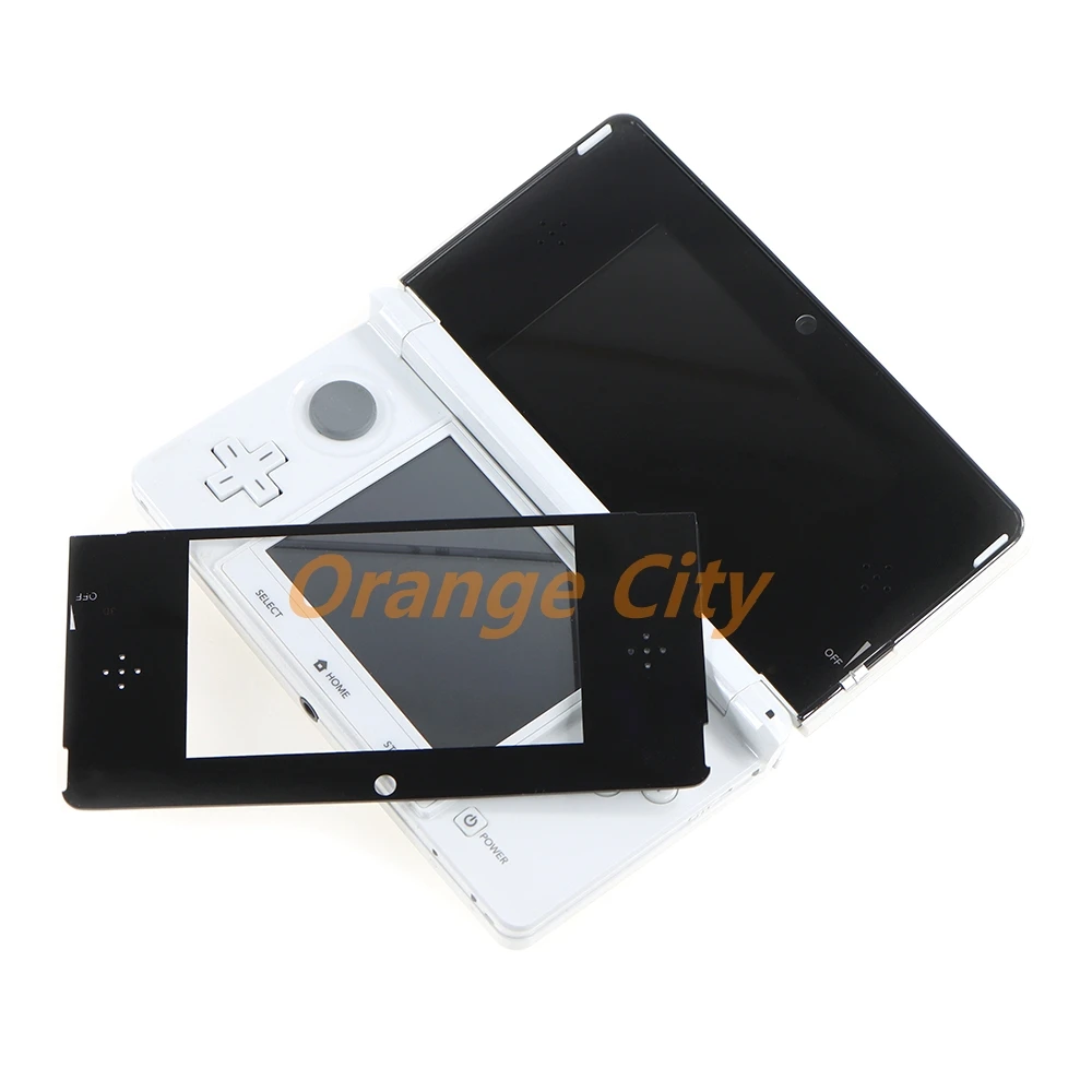 1PC Replacement Glass Plastic Top screen lens Front LCD Screen Frame Lens Cover For 3DS Repair parts view 6
