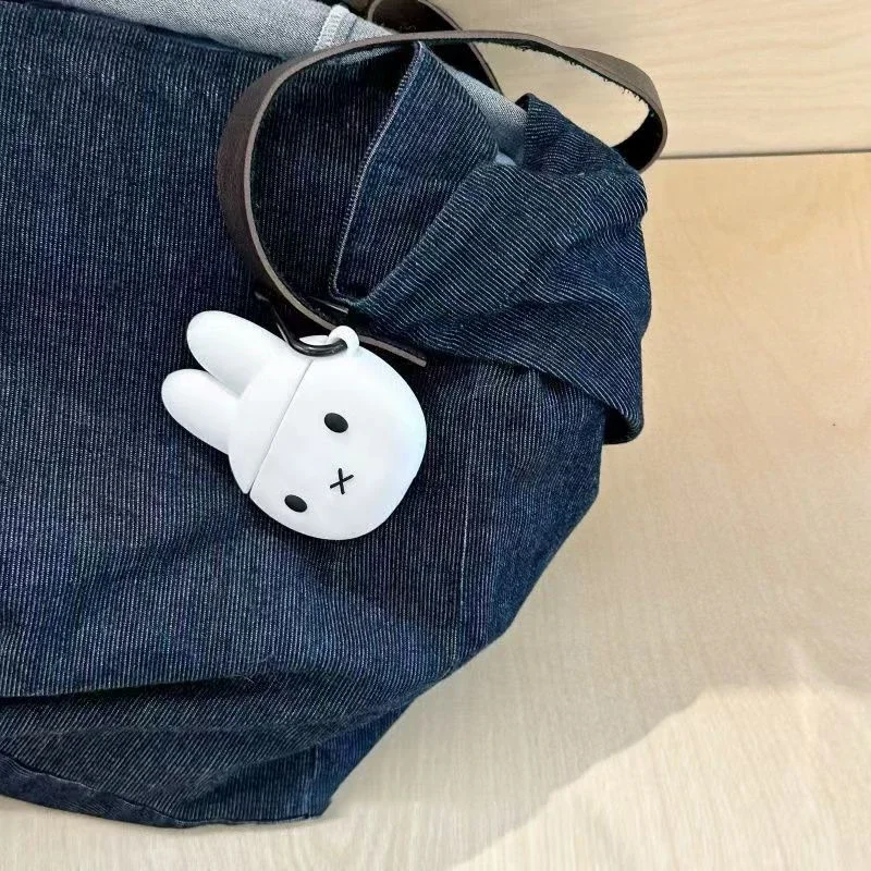 Miffy Kawaii Silicone Bluetooth Wireless Earphone Case Protective Cover for Airpods 4 1 2 Generation Pro 3 Toy  Birthday Gifts - view 6