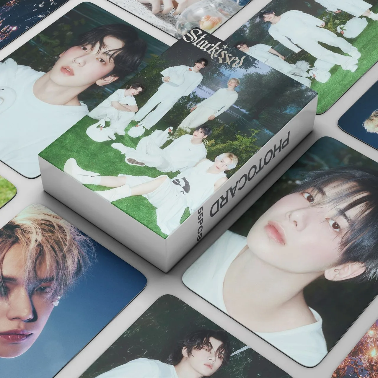 

55 шт. TXT STARKISSED набор фотокарт, официальные коллекционные наклейки K-POP, товары для фанатов, идея подарка MOA, все необходимое для фанатов-клуба