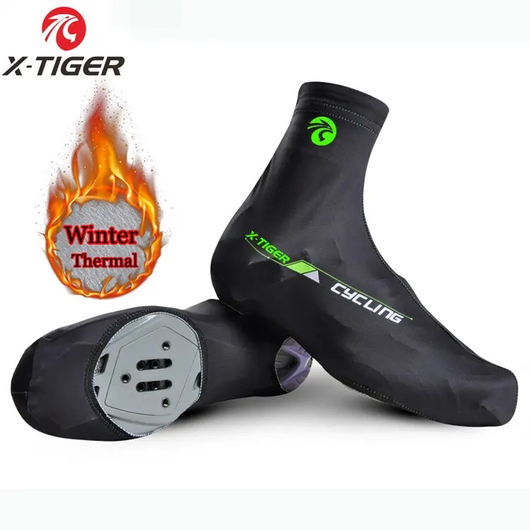 X-TIGER Fahrrad Schuh überzug Winter Thermo Fleece MTB Fahrrad Übers chuhe Frauen Männer Rennrad Fahrrad Schuhe Abdeckung 4