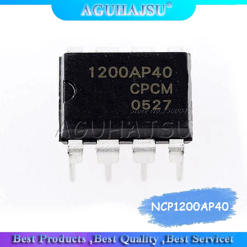 10PCS NCP1200AP40 = NCP1200P40    NCP1200 LCD power chip 1200AP40