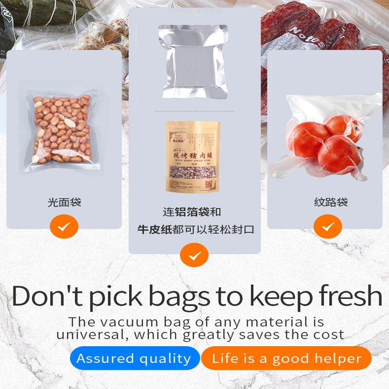 Dry Fish Meat Sausage Chicken Sealer Vacuum Packing Packaging Machine Vacuum Package Machine For Vegetables And Fruit