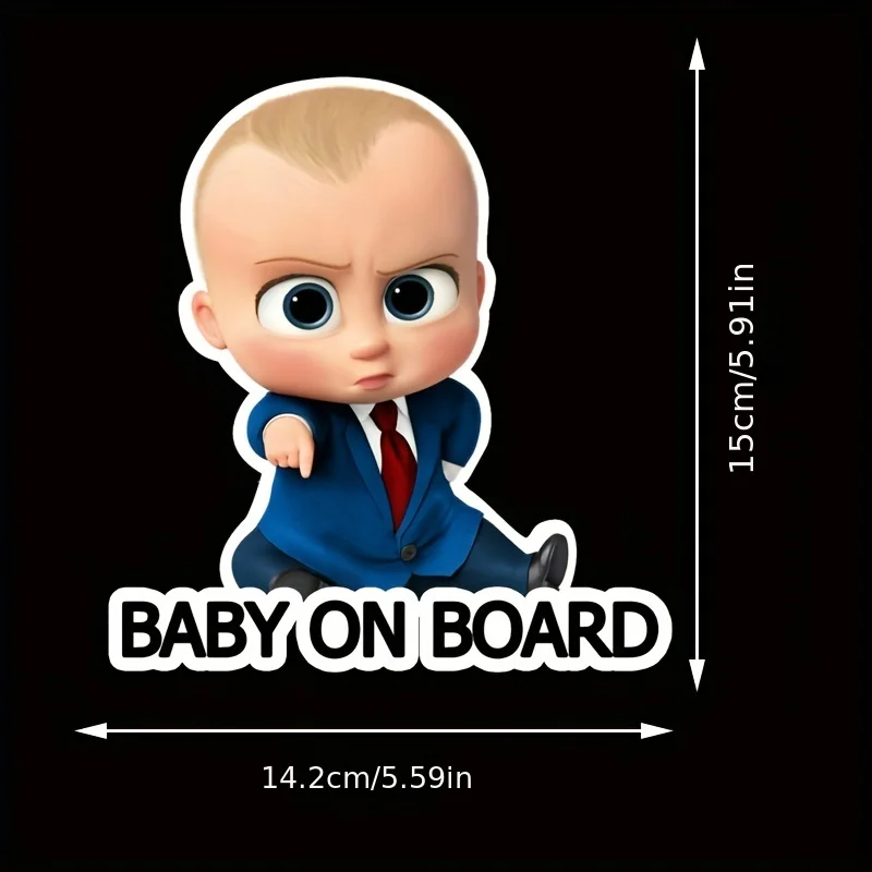 BABY ON BOARD Car Stickers Self-adhesive Vinyl Decals Bumper Window Motorcycle Side Fairings Scratch Covering Car Accessories