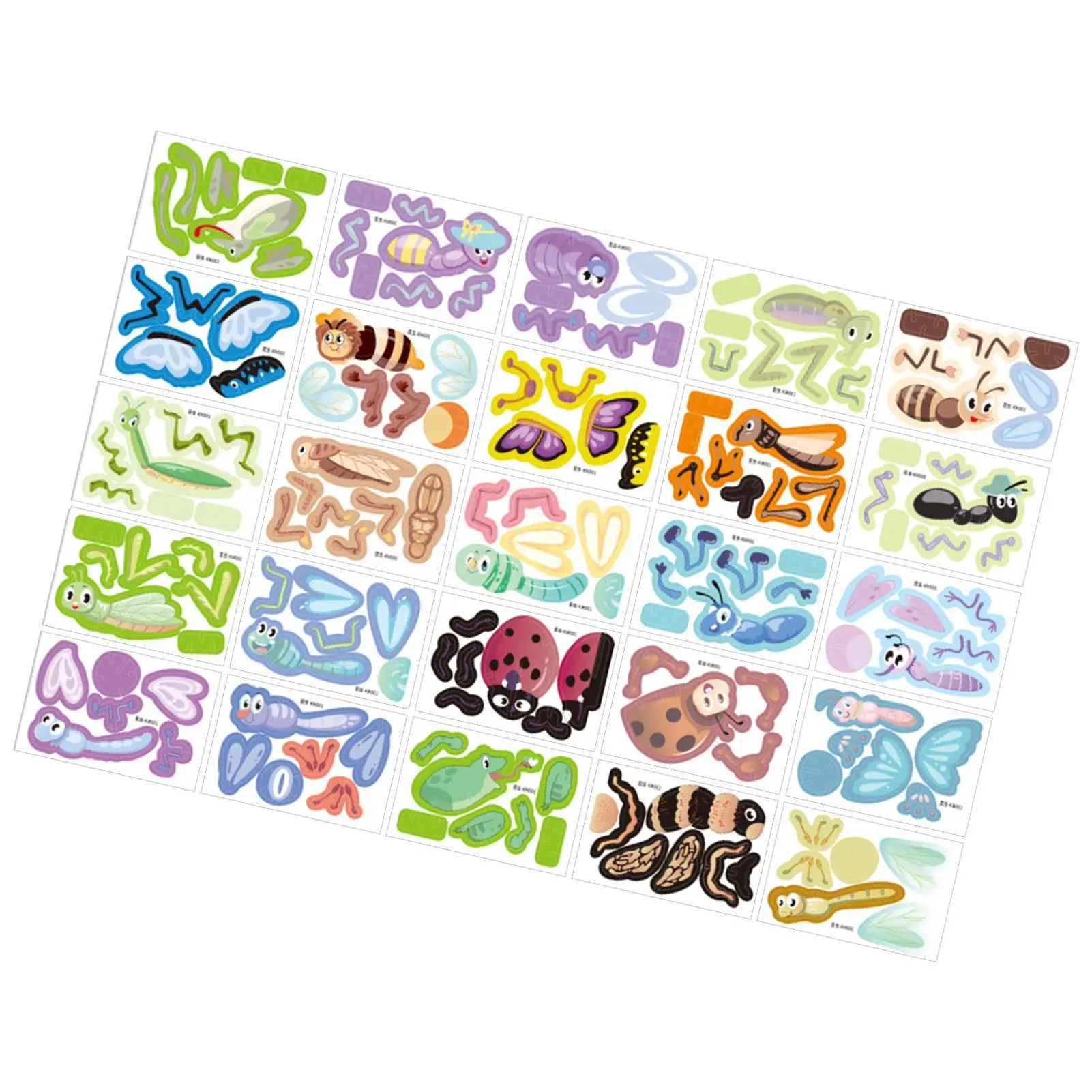 

Puzzle 3D For Kids 25 Piece Paper DIY Assembly Toy DIY 3D Creative Paper Jigsaw Puzzle For Classroom Family Road Trip Boys Girls