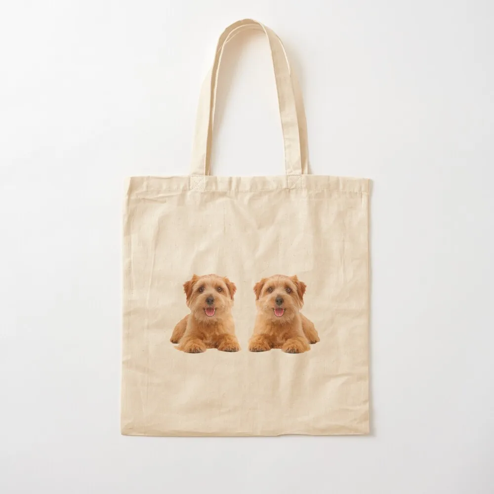 Norfolk Terriers Tote Bag hand bag handbag custom fabric bag shopper women canvas Canvas Tote