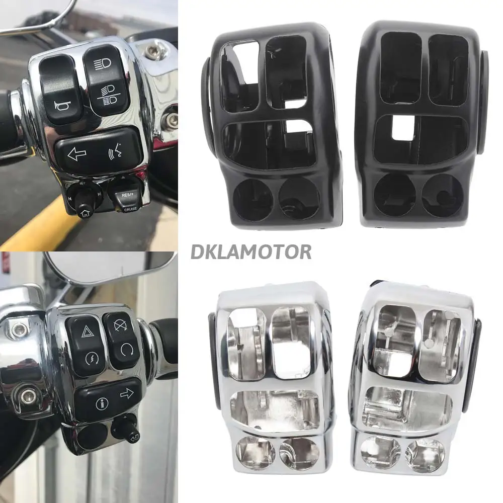 

Motorcycle Handlebar Control Switch Housings Cover Kit for Harley Touring Electra Glide Highway King FLHFB 2023,Revival FLH 2021