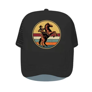 Retro Cowboy Vintage Rodeo Rodeo Snapback Caps Horse Race Sport Baseball Cap Equestrian Vision Trucker Hats Yy526 10 Hauptverkauf Chapeu Herren Rodeo - №6