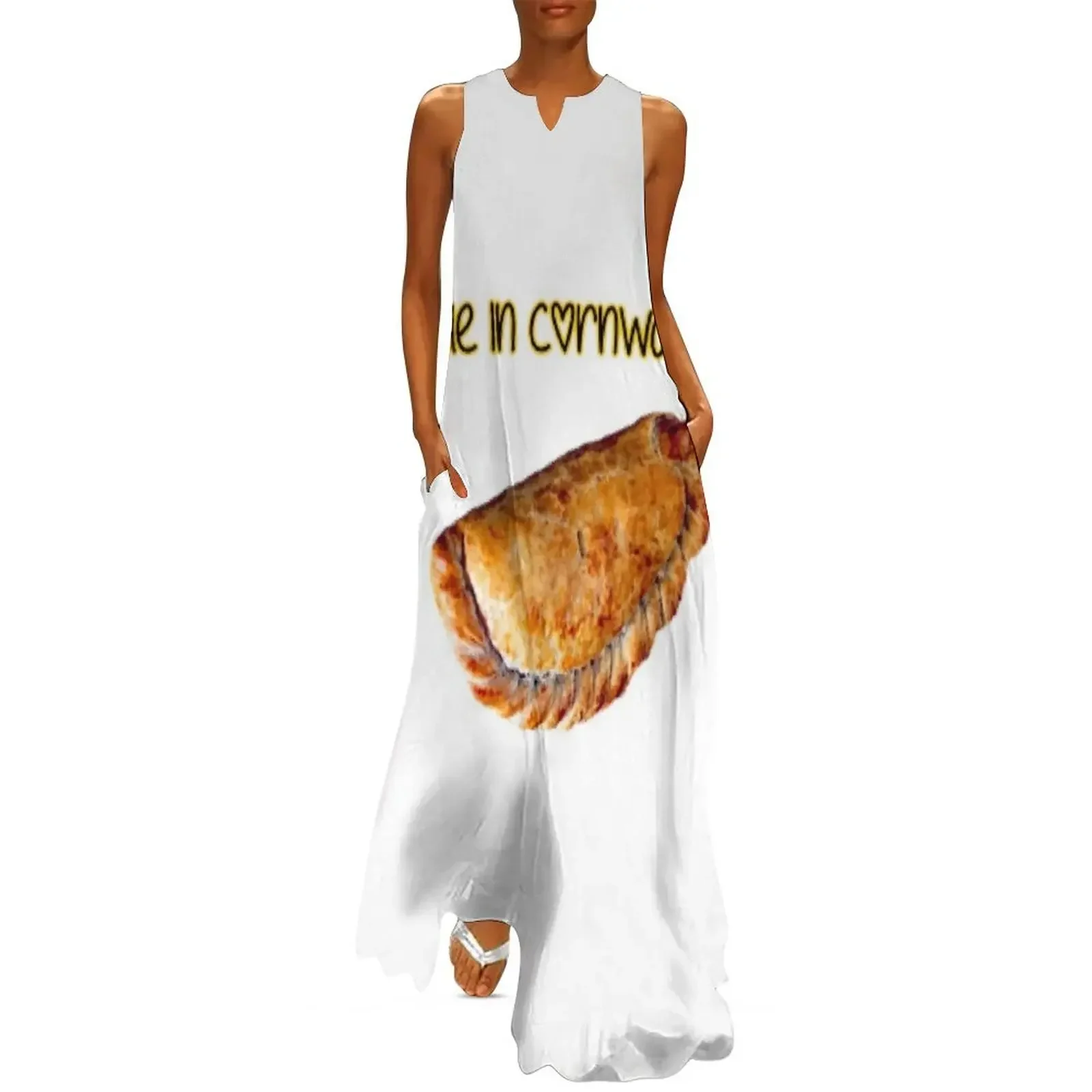 

Cornish Pasty Long Dress Elegant gown summer dress dress for women summer long women