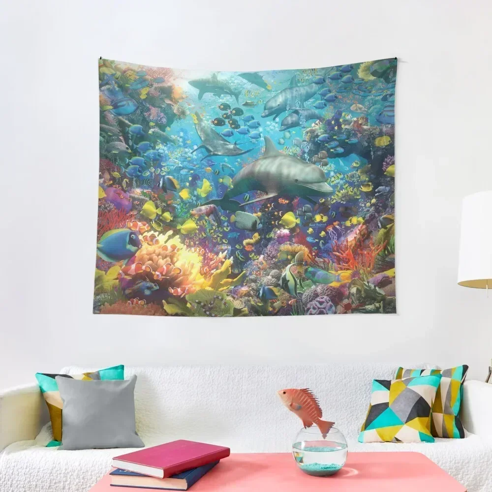 The Red Sea Tapestry Aesthetic Room Decor Room Decore Aesthetic Tapestry