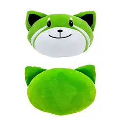 New 42cm The Weeknd Kiss Land Plush Toys Cartoon Cute Soft Stuffed Green Fox Pillow Dolls For Kid Birthday Christmas Gift