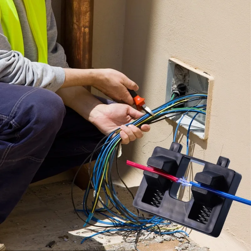 سلك لحام تركيبات حامل سلك لحام المضادة للانزلاق المشابك المزدوجة أداة لحام قابل للتعديل شفط قوس لحام قوي #4