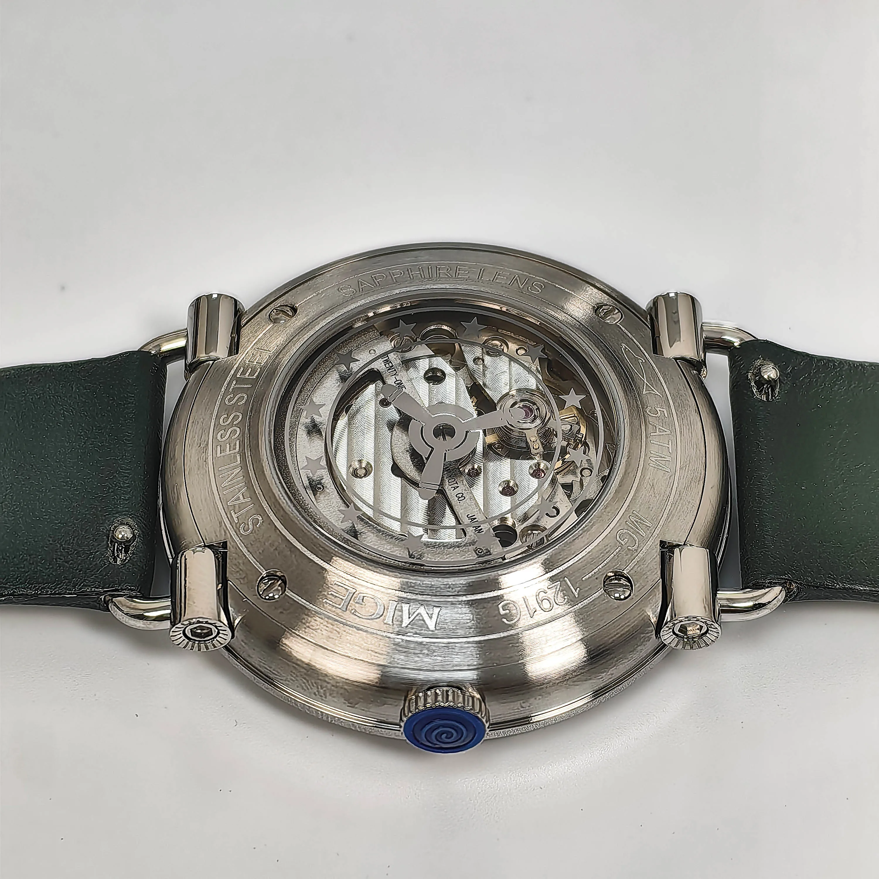 MIGE Orologi di marca di lusso da uomo Orologio da uomo automatico a carica automatica Orologio da polso meccanico da uomo impermeabile in acciaio inossidabile