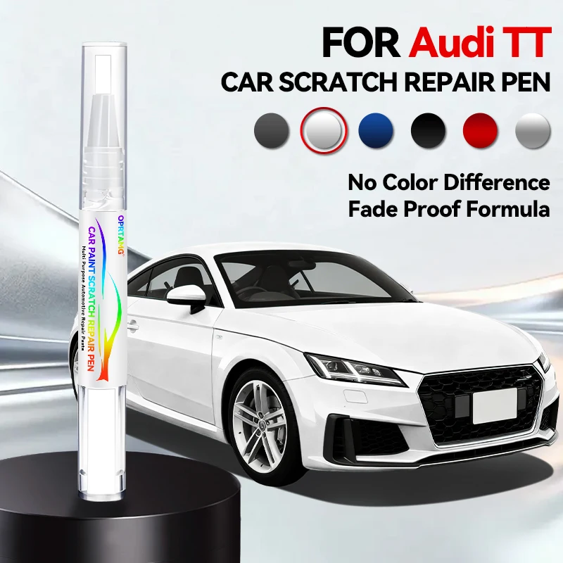 

Ручка-корректор для ремонта лакокрасочного покрытия автомобиля, для AUDI TT 1996-2026, аксессуары для устранения царапин, цвета: белый, черный, красный, серый, синий, серебристый